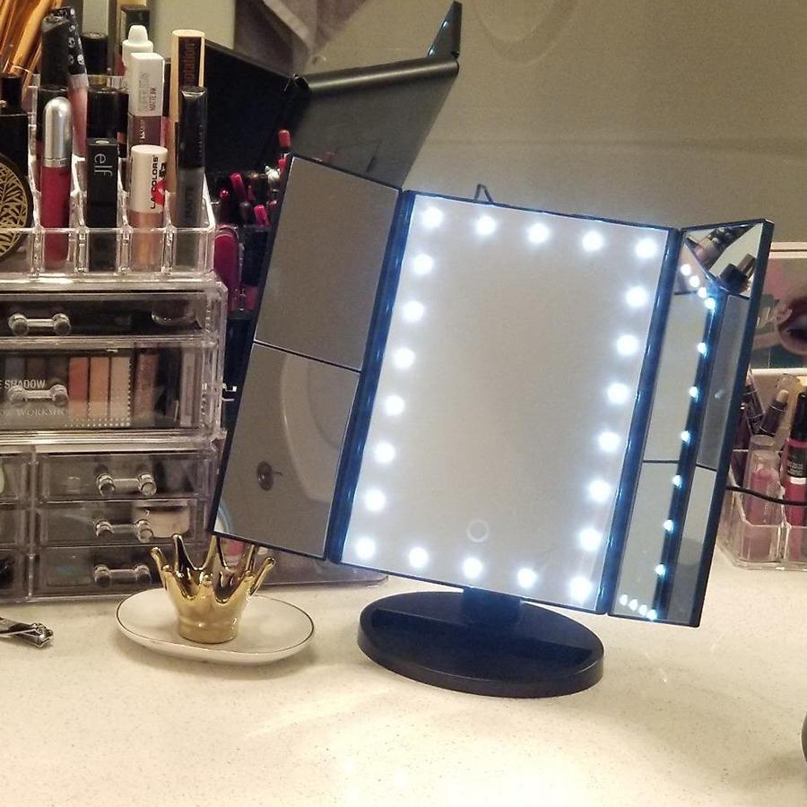 3-Panel LED 22" Makeup Mirror