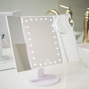 3-Panel LED 22" Makeup Mirror
