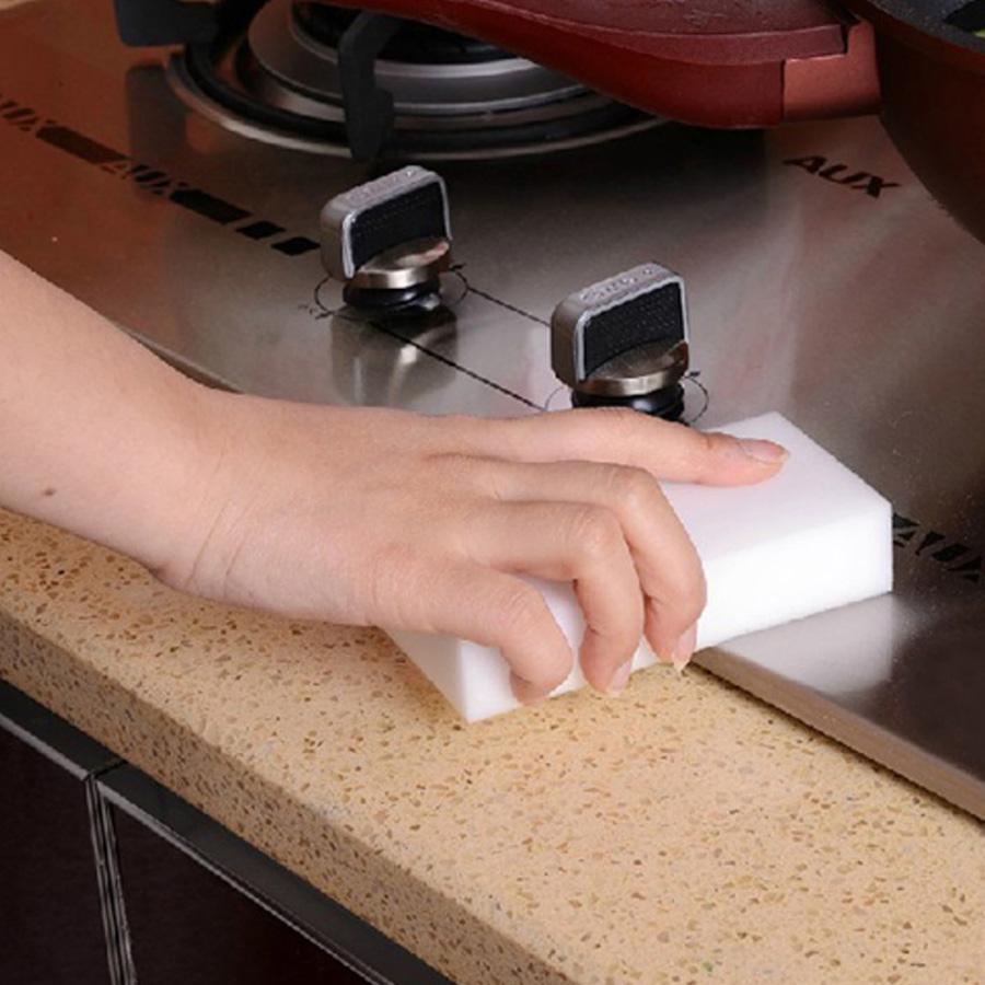 100-PCS White Magic Sponge Eraser Cleaning