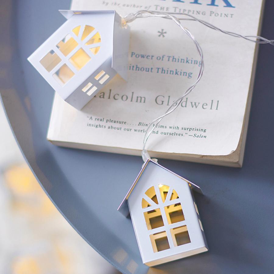 LED Christmas Tree House Style Fairy Light String