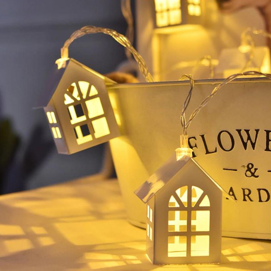 LED Christmas Tree House Style Fairy Light String